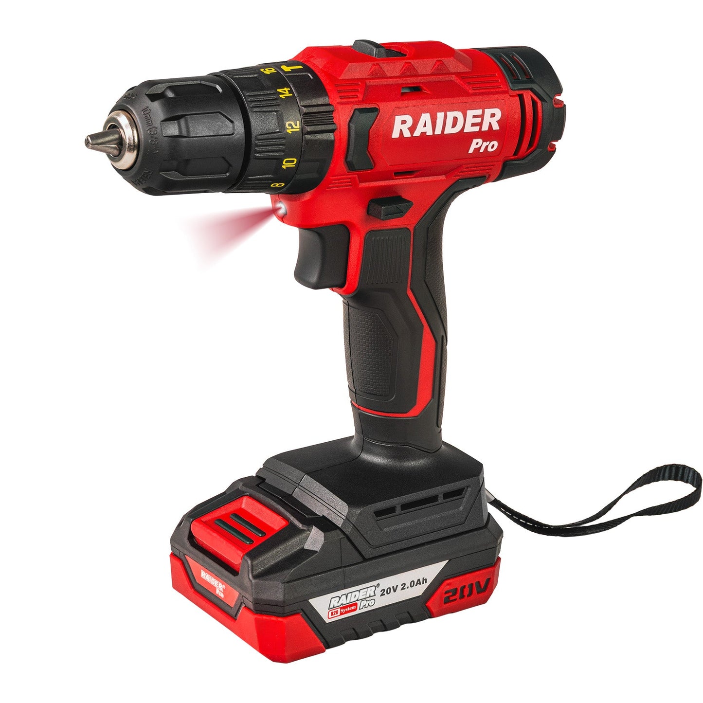 Set masina de insurubat cu impact si cheie de impact RDP-PCDIW20, 1 / 2", 320 Nm, 2 x 2 Ah, Raider 030253