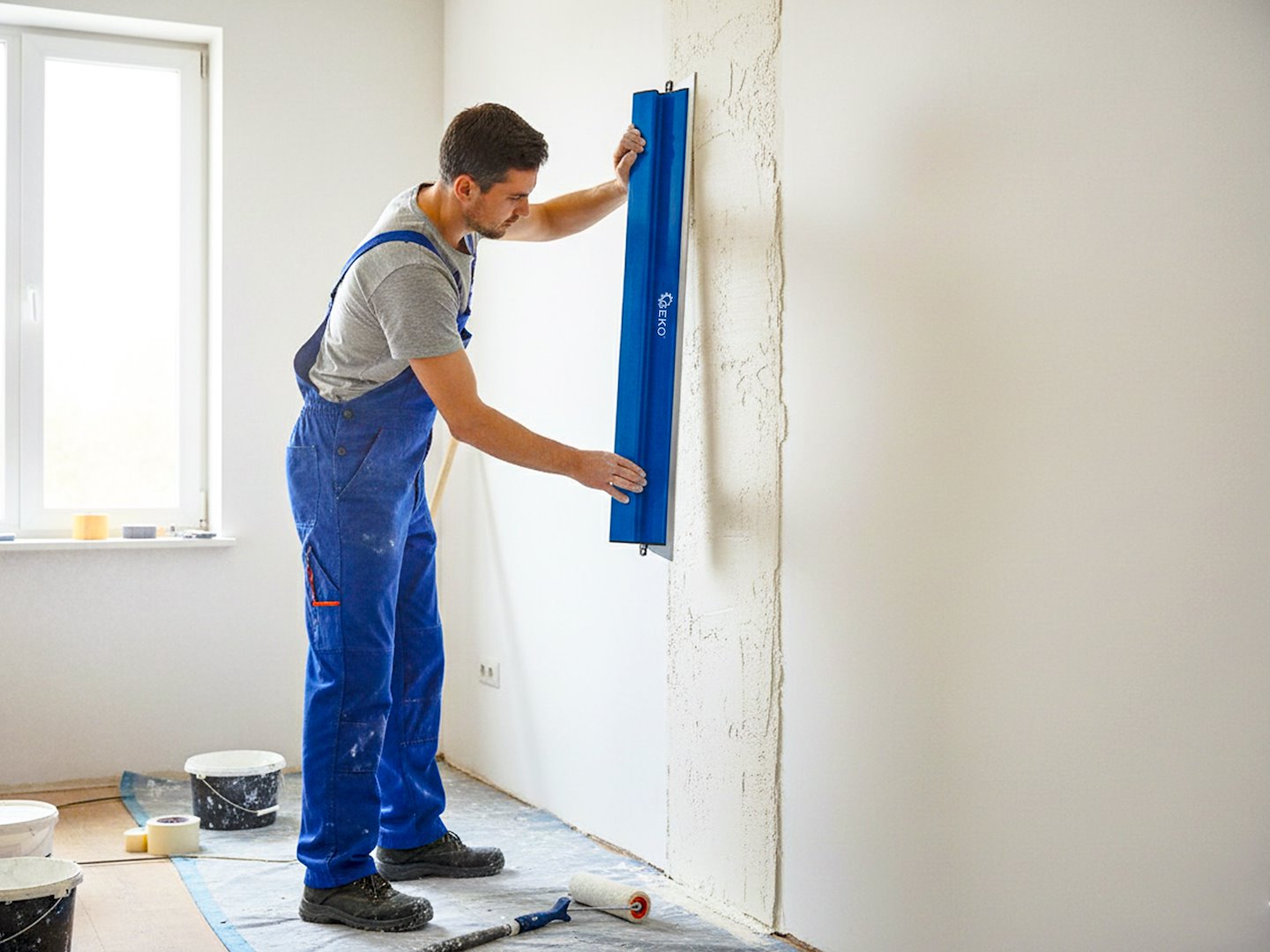 Set pentru tencuit, 9 bucati, Geko G02290