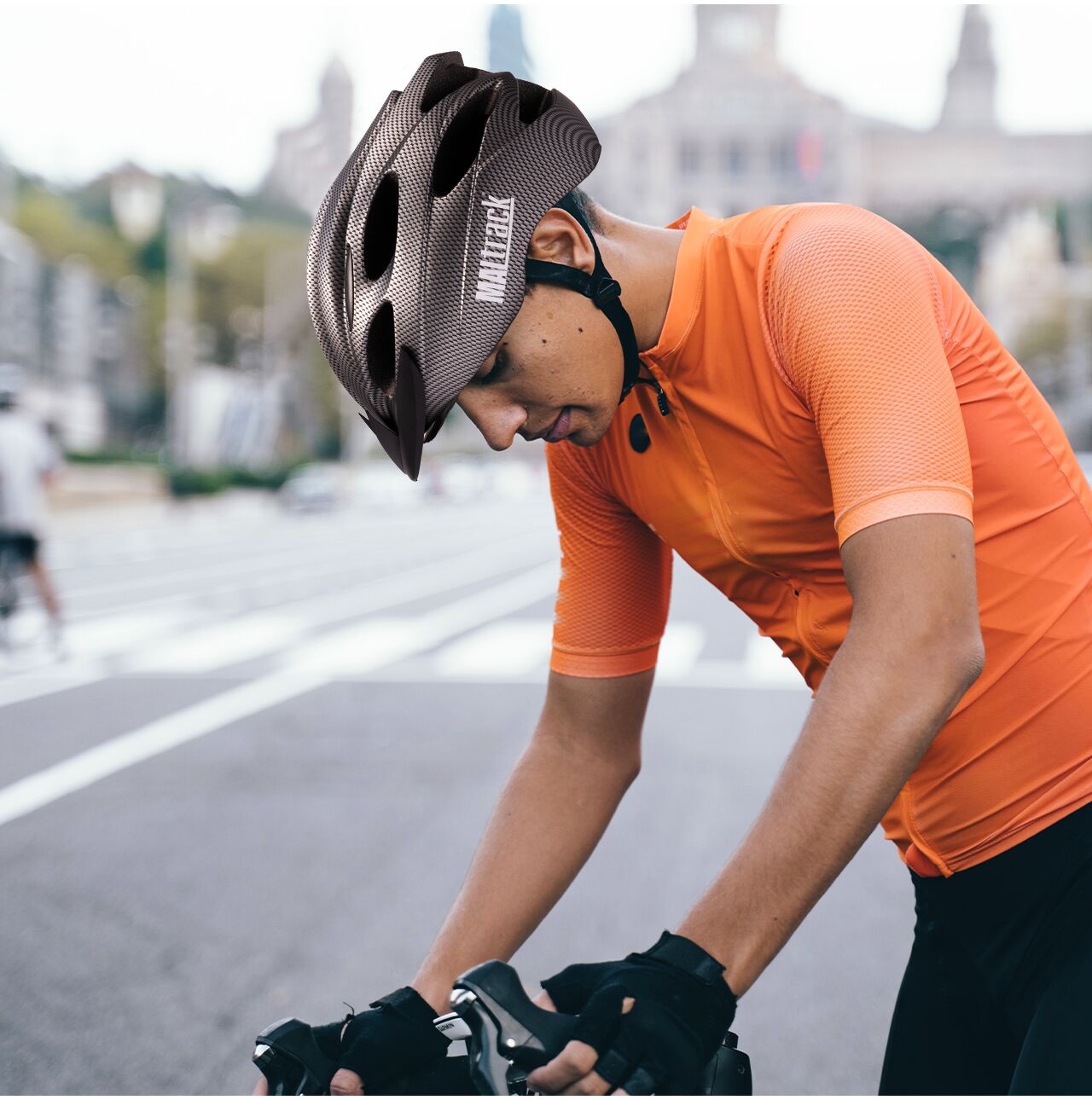 Casca de bicicleta sport pentru adulti, 58-61 cm, gri, MalTrack 112823