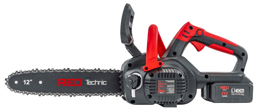 Drujba electrica pe acumulator, 4 Ah, 350 W, Red Technic RTPAK0124