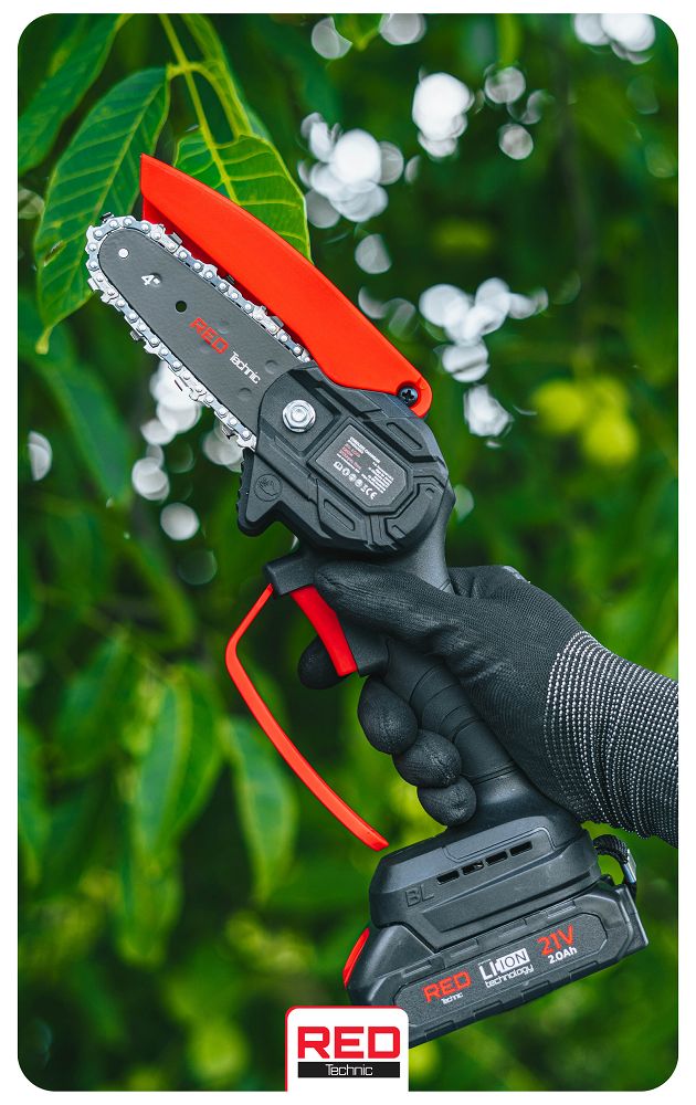 Lama de ghidaj cu lant pentru fierastrau electric, 4", Red Technic RTPR0161