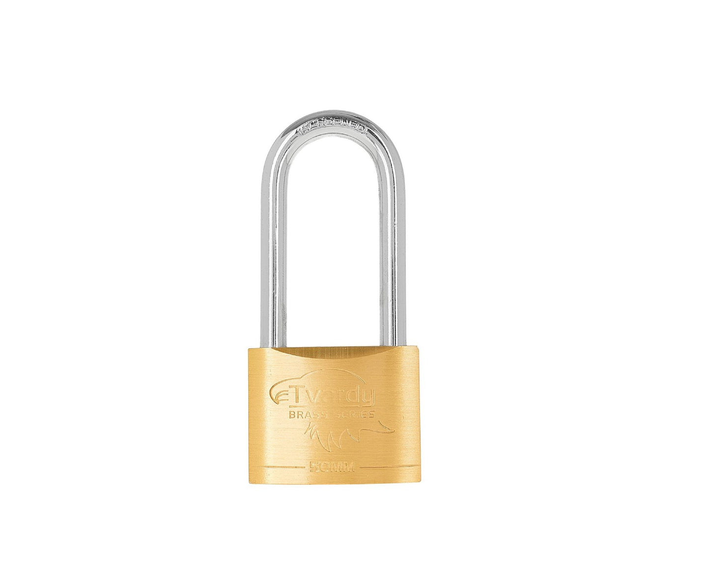 Lacat din alama cu inel lung ranforsat Brass Line, 50 mm, Tvardy T00426