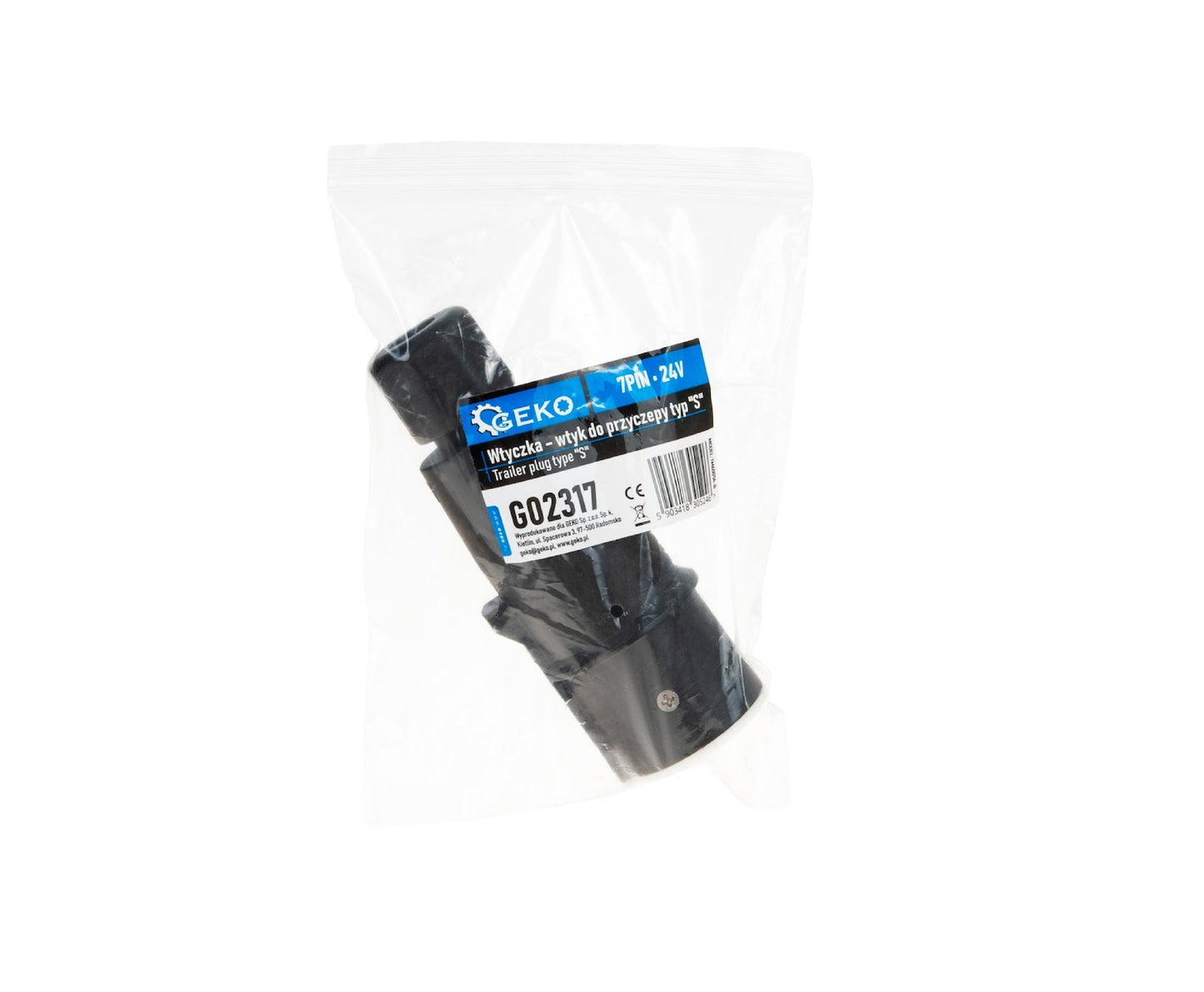 Adaptor remorca tip "S", 7PIN 24V, Geko G02317