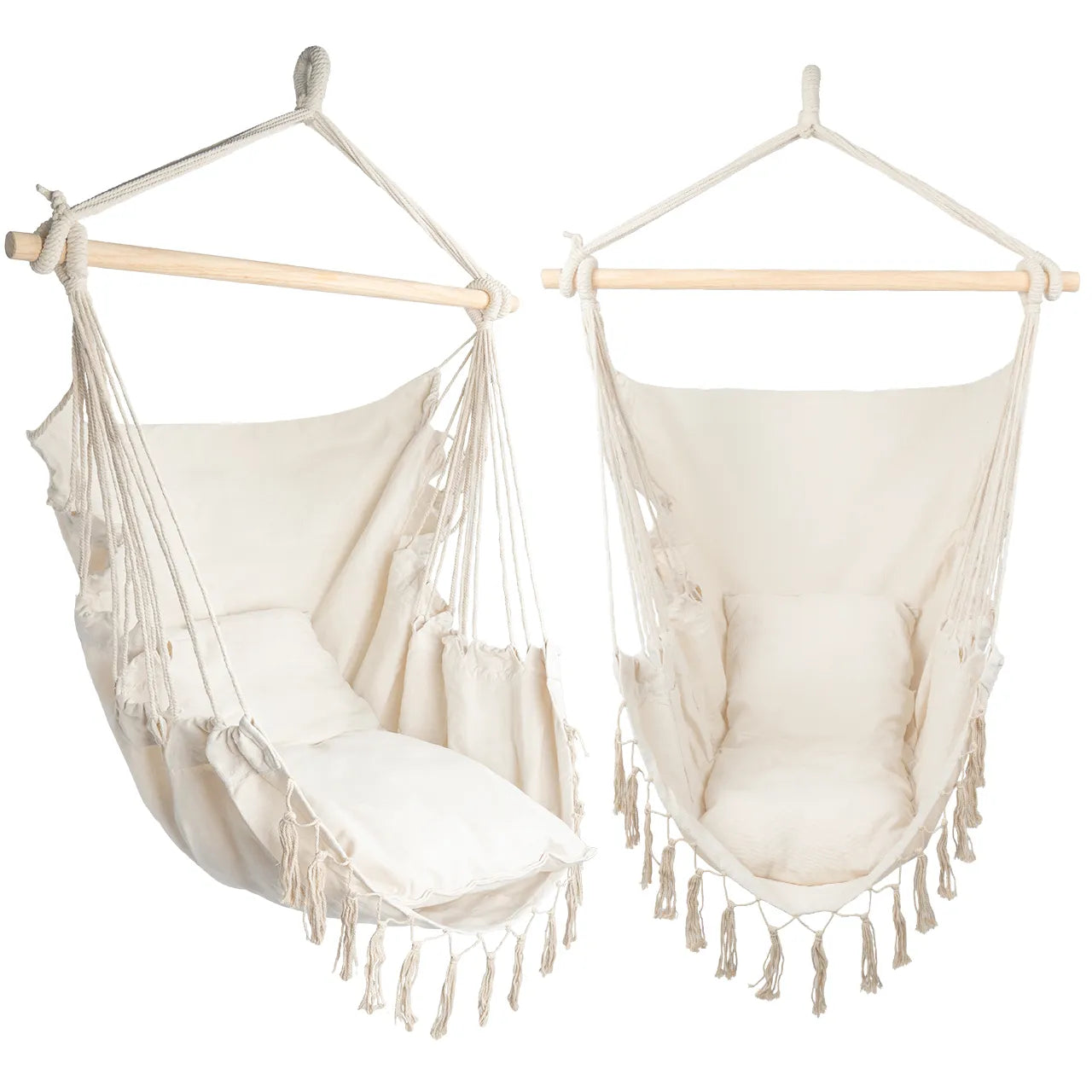 Balansoar de gradina suspendat, 60 x 60 cm, bej, MalTec 112863
