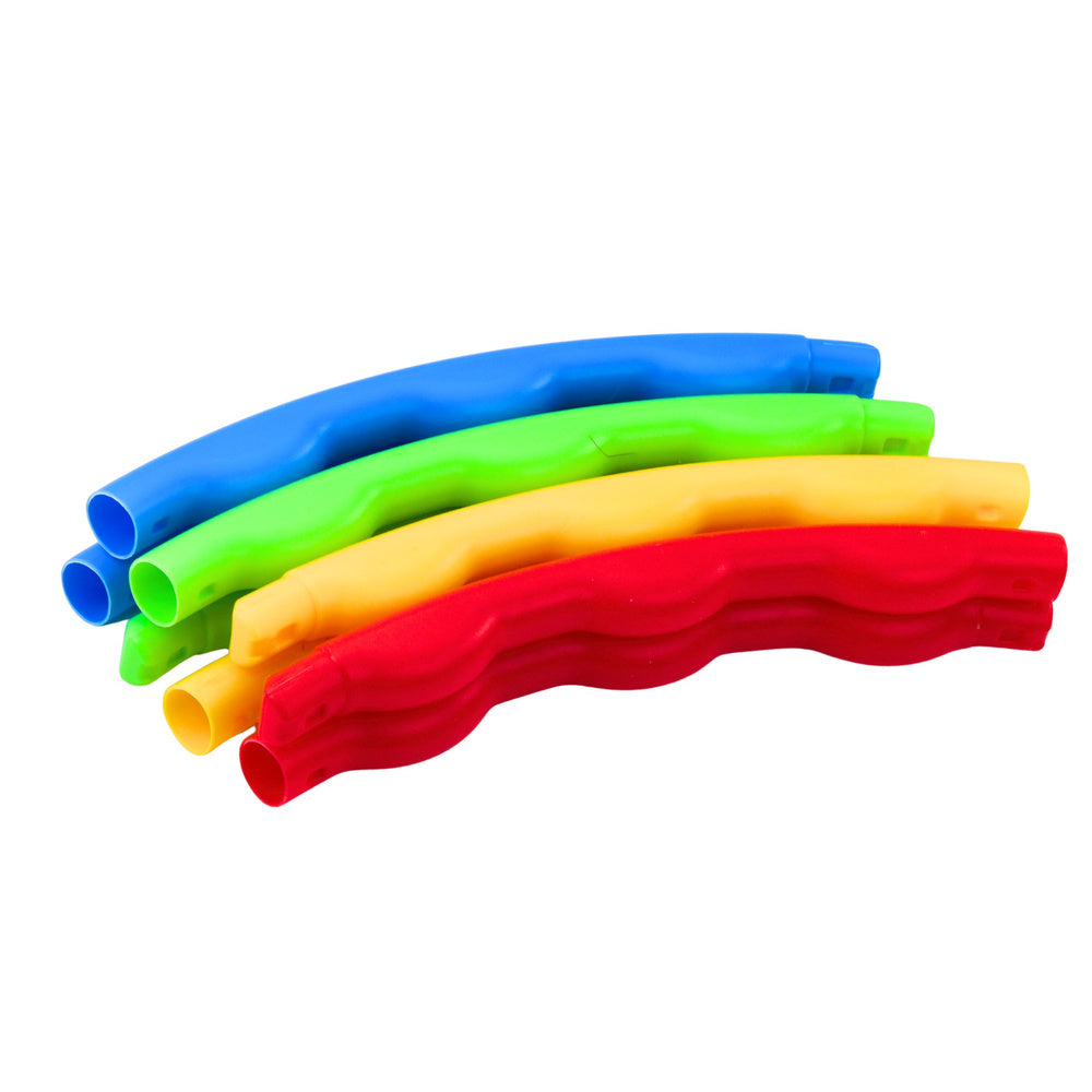 Cercuri hula-hoop cu stift, pliabile, colorate, 8 bucati, 60 cm, Lean 25177