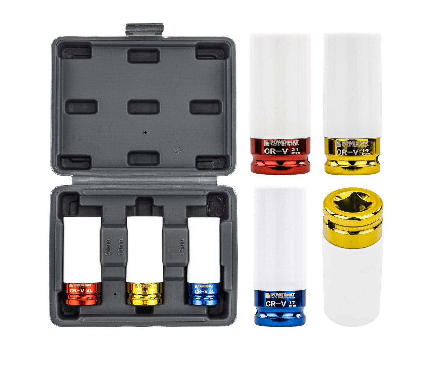 Set tubulare de impact PM-ZNU-1721T, Powermat PM1378