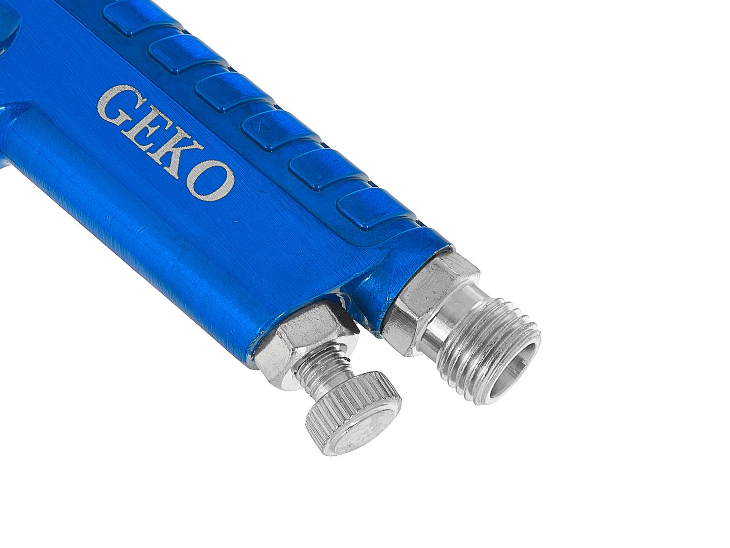 Pistol de vopsit HVLP cu regulator de presiune, 0.8 mm, 1 / 4", 125 ml, Geko G03122