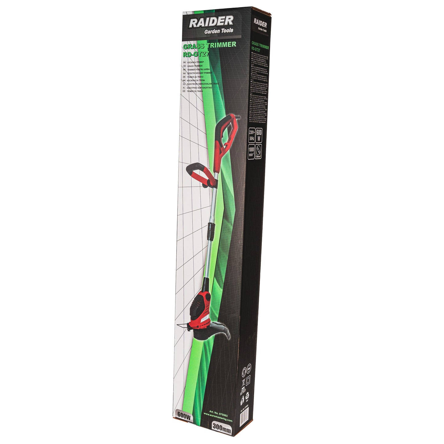 Trimmer gazon RD-GT27, 600 W, 300 mm, Raider 075563