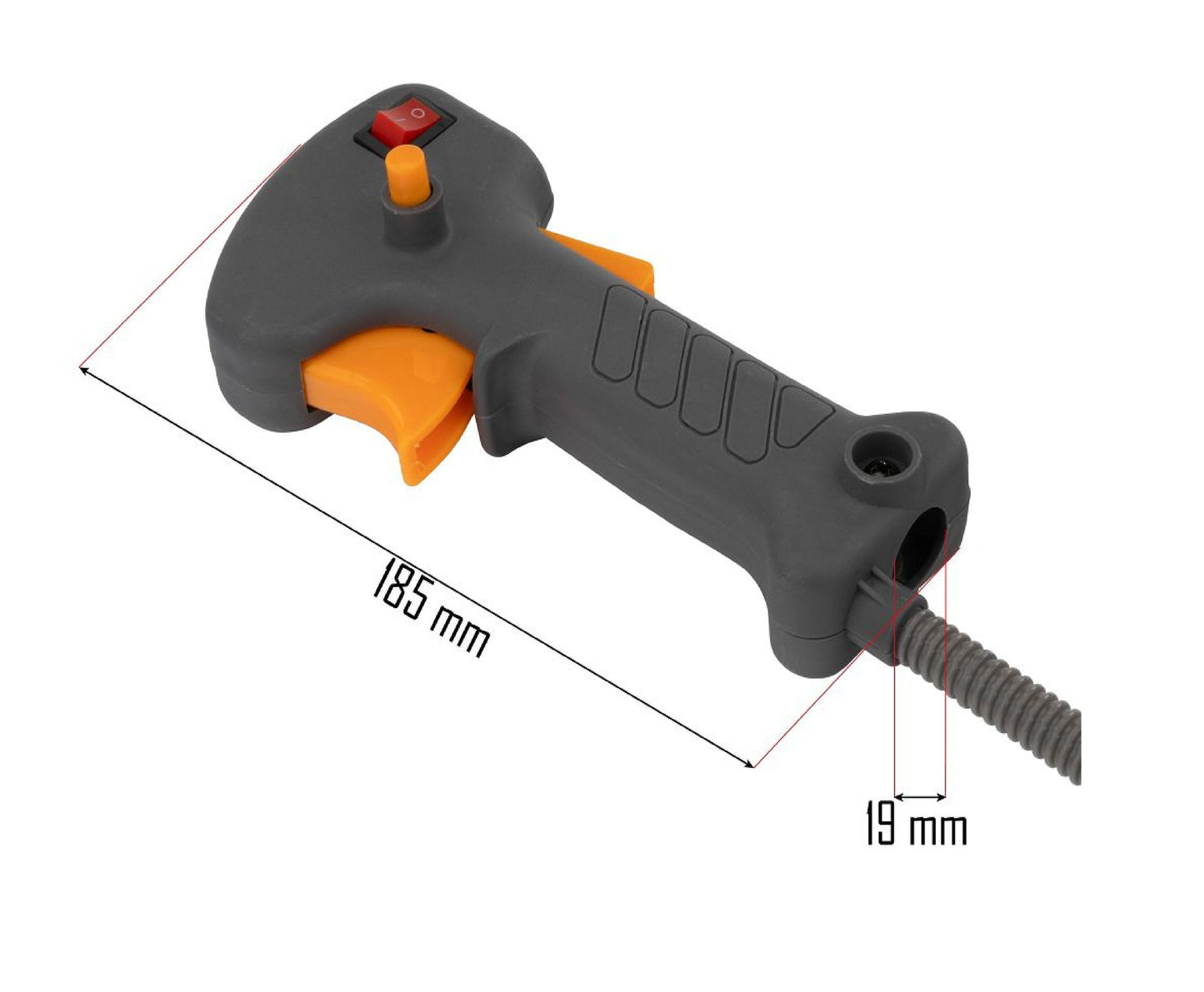 Maner cu buton de pornire pentru motocoasa pe benzina, Powermat PM-KS-600T-RG