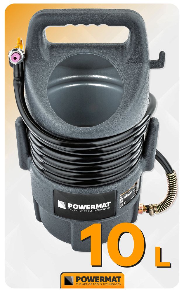 Aparat de sablat pneumatic PM-PIA-10T, 10 l, 5.5 - 8.2 bar, Powermat PM1364