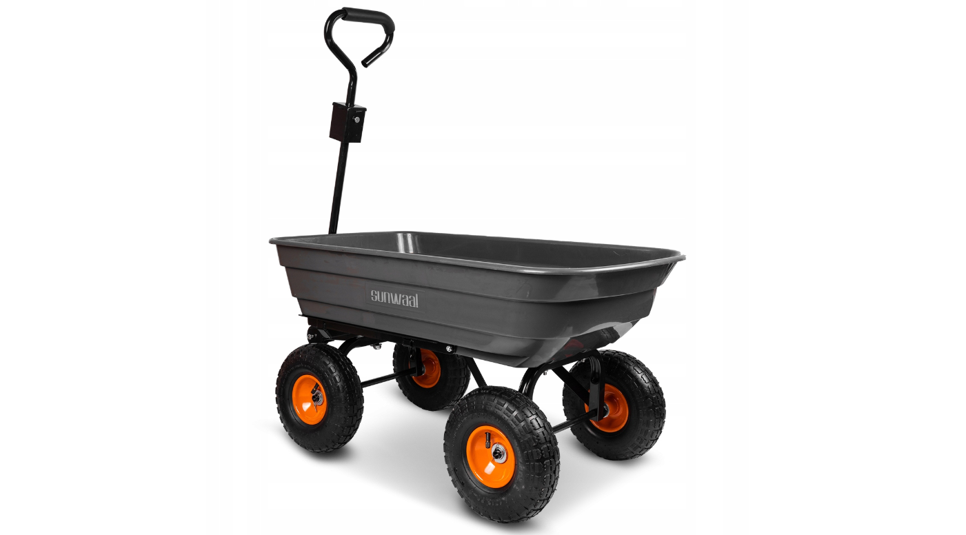 Carucior de gradina Sunwaal, capacitate maxima 300 kg, 75 l, MalTec 112818