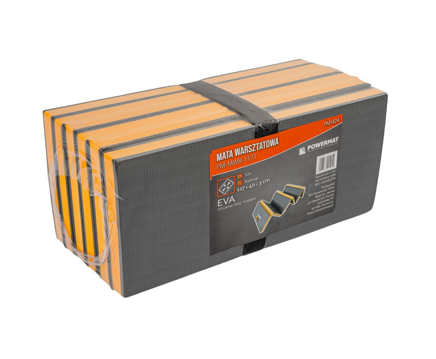 Covoras pliabil pentru atelier PM-MWR-117T,  1117 mm x 400 mm x 30 mm, Powermat PM1424