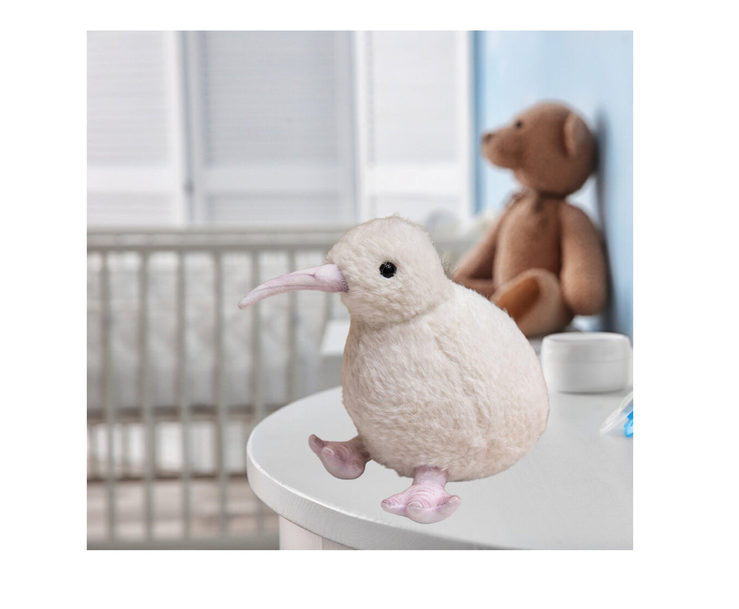 Jucarie de plus pasare kiwi, 17 cm, Lean 13838