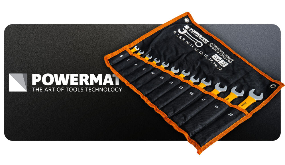 Set chei combinate PM-KPLO-12SU-PRO, 12 bucati, Powermat PM1622
