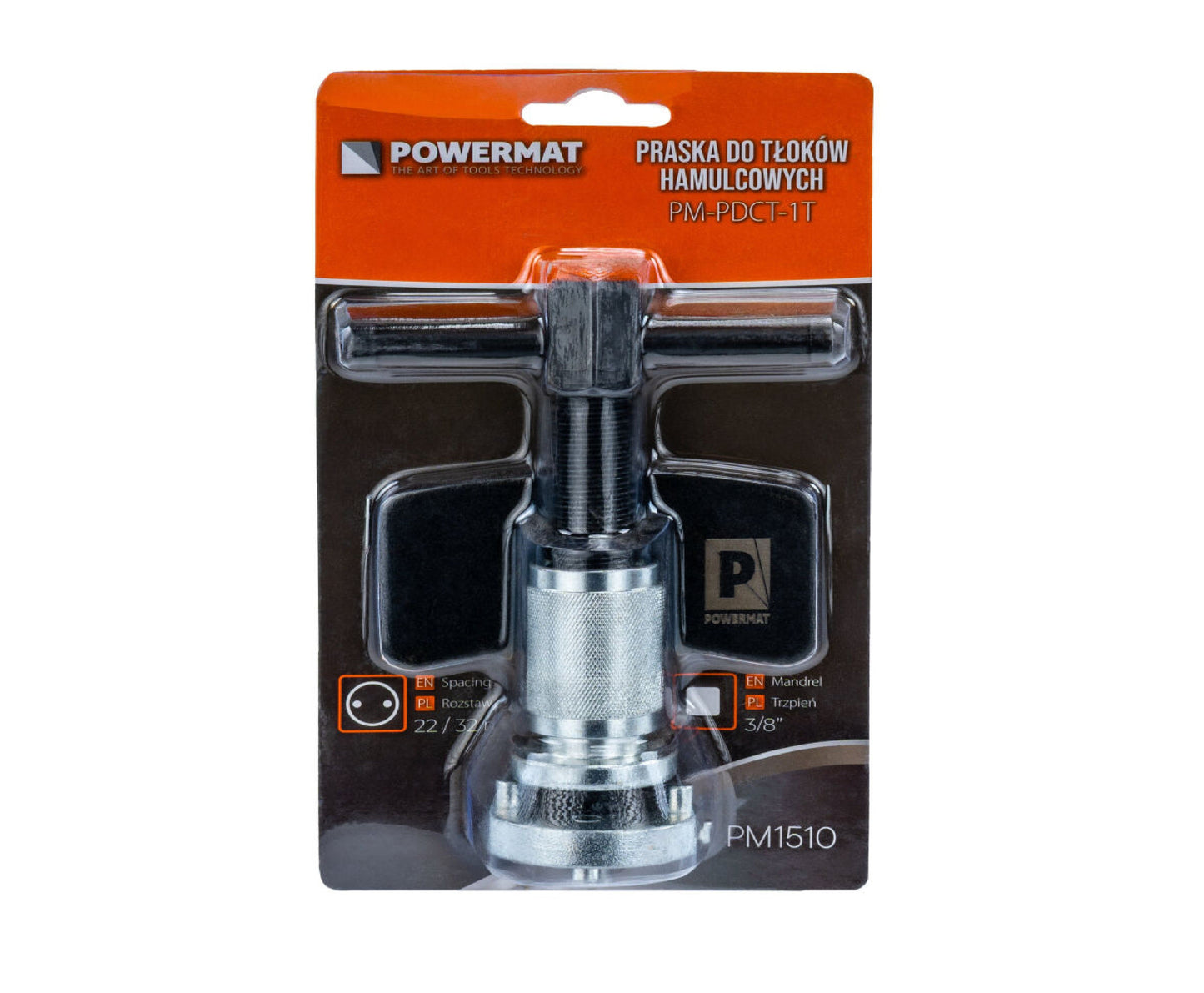 Presa pentru pistoane frana si etrieri PM-PDCT-1T, 3 / 8", 14 cm, Powermat PM1510
