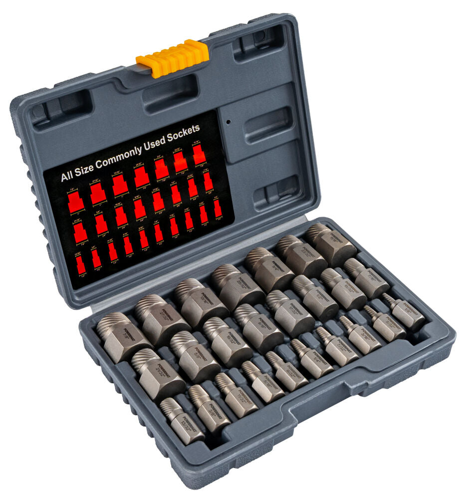 Set extractoare suruburi PM-ZWDS-25T, 25 piese, Powermat PM1618