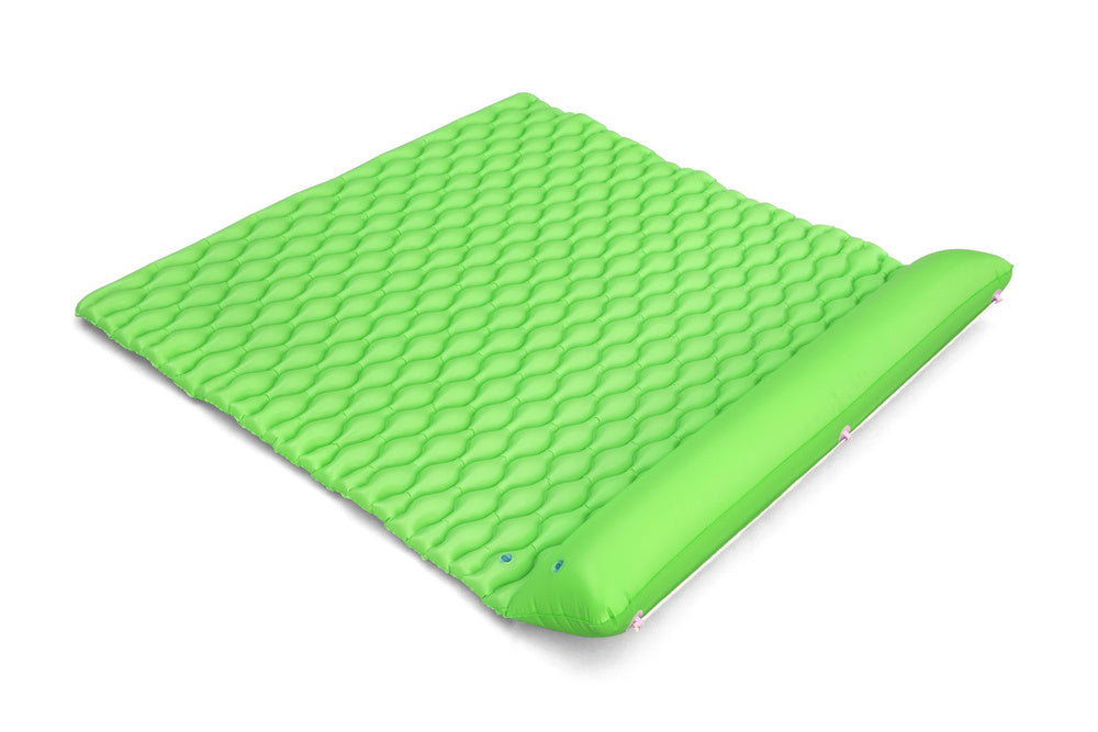Saltea de plaja gonflabila, 213 x 170 x 21 cm, PVC, verde, Bestway 21675