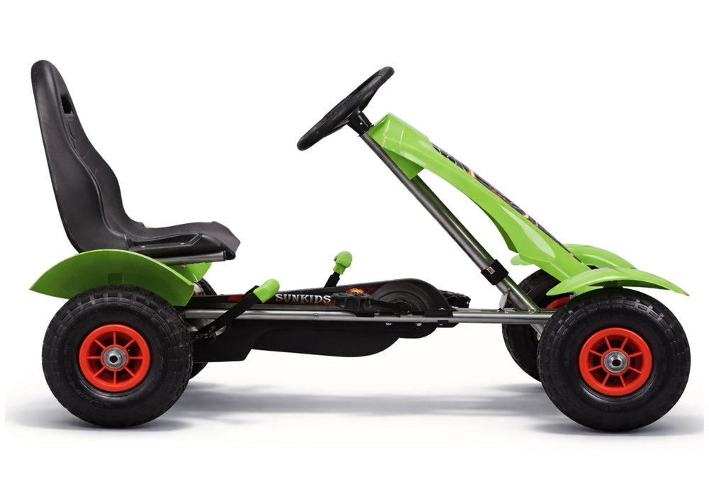 Kart cu pedale F618, verde, Lean 25079
