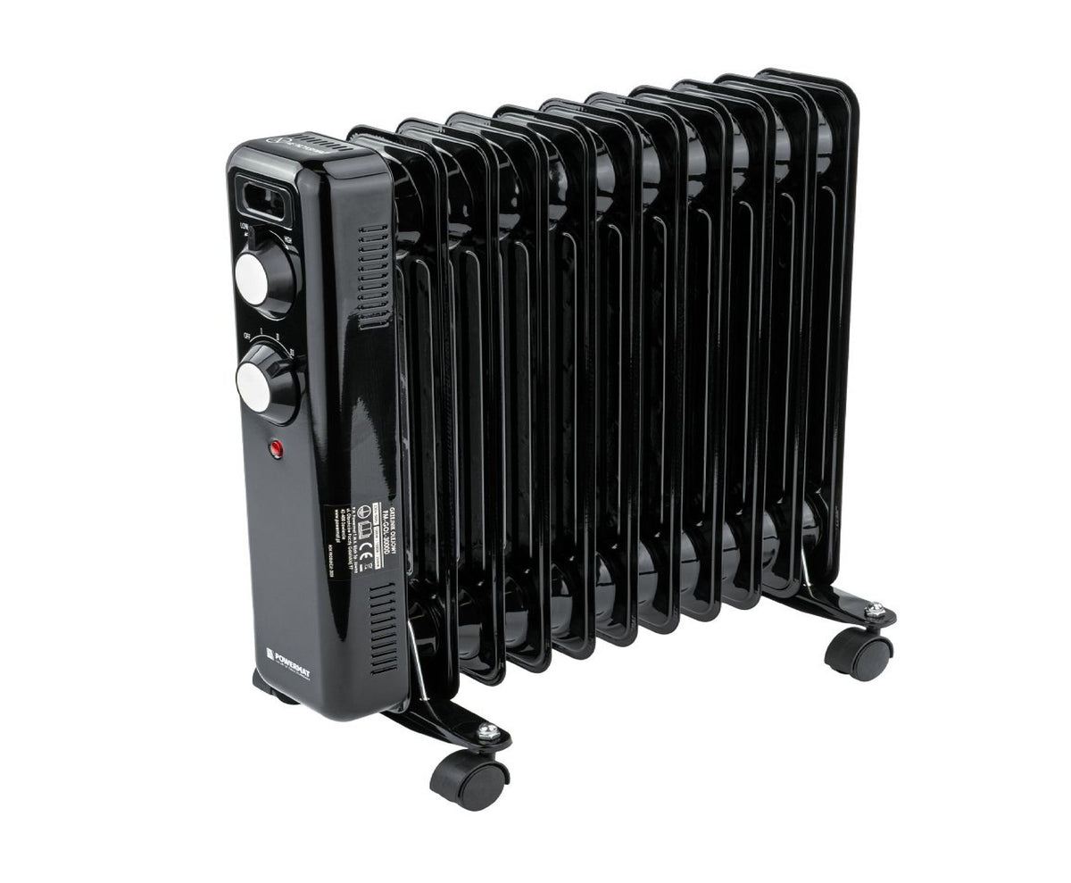 Radiator cu ulei PM-GOL-3000D, 2500 W, 11 elementi, termostat reglabil, Powermat PM1399