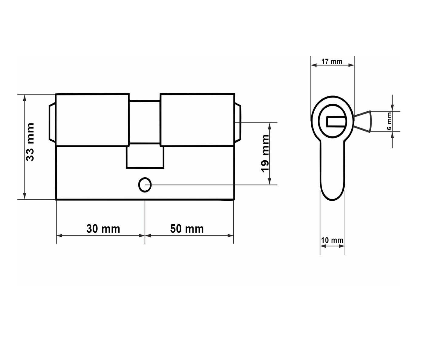Butuc aluminiu, 30/50, Keltin K02675