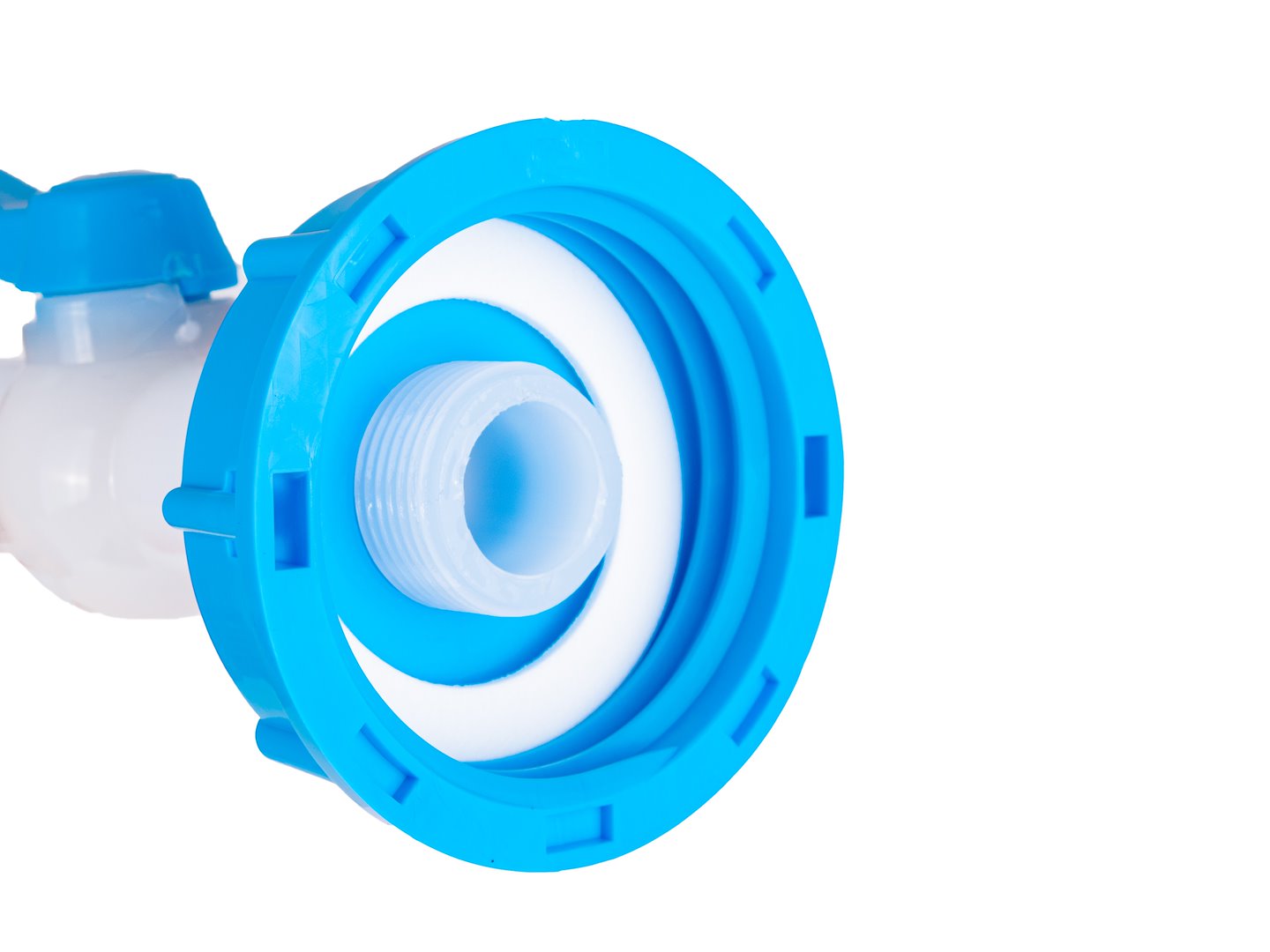 Set robinet IBC S60 x 6 pentru furtun 25 mm 90°, Geko G70205