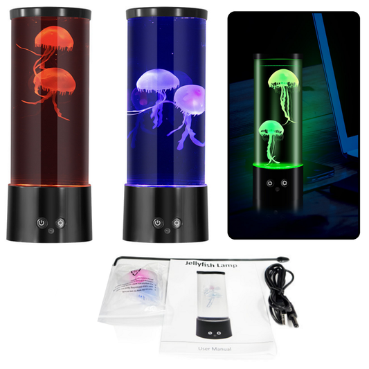 Lampa LED decorativa cu meduze, incarcare USB, Lean 25216