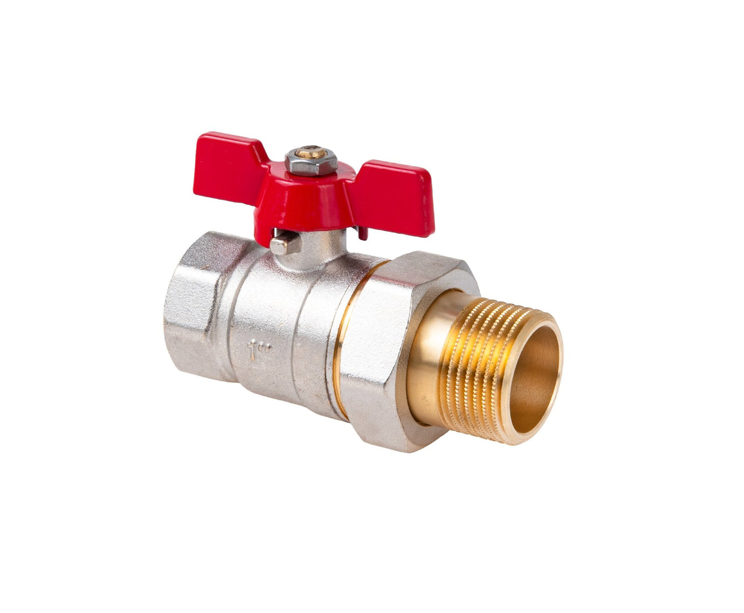 Robinet cu bila tip fluture 1" DN25 cu garnitura de etansare, Geko G70225