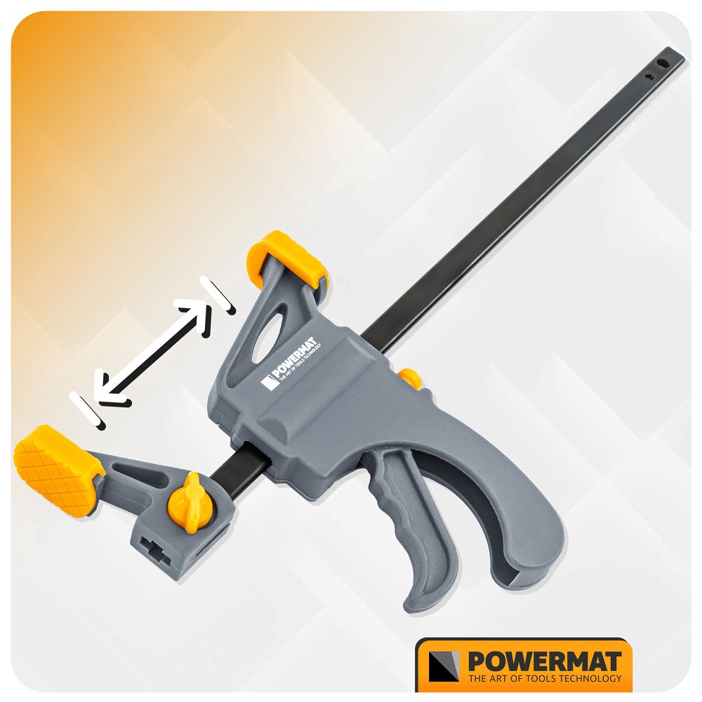 Clema de tamplarie PM-SSD-M6T, 150 x 35 mm, Powermat PM1428