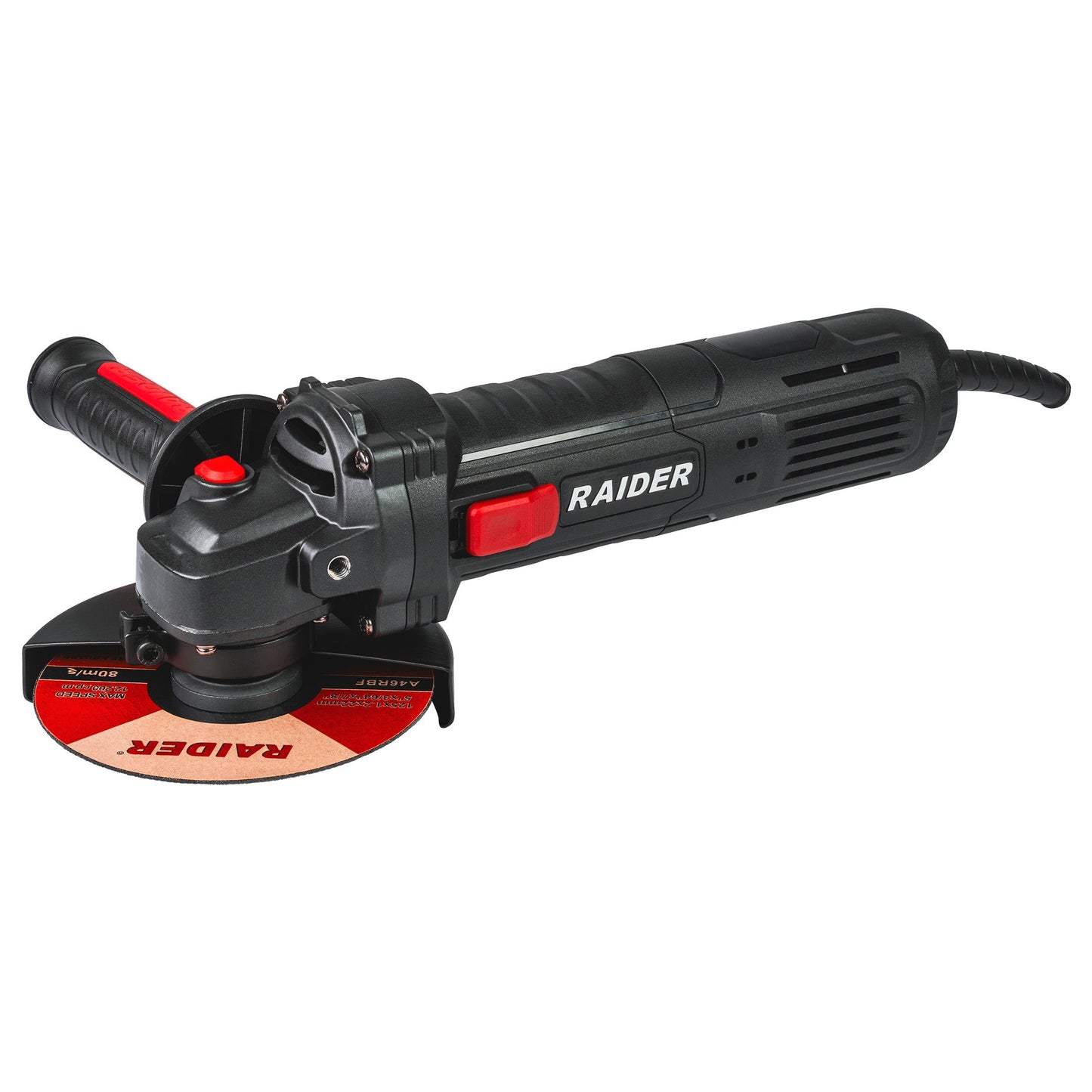 Polizor unghiular RDP-AG79 Black Edition, 125 mm, 900 W, Raider 020151