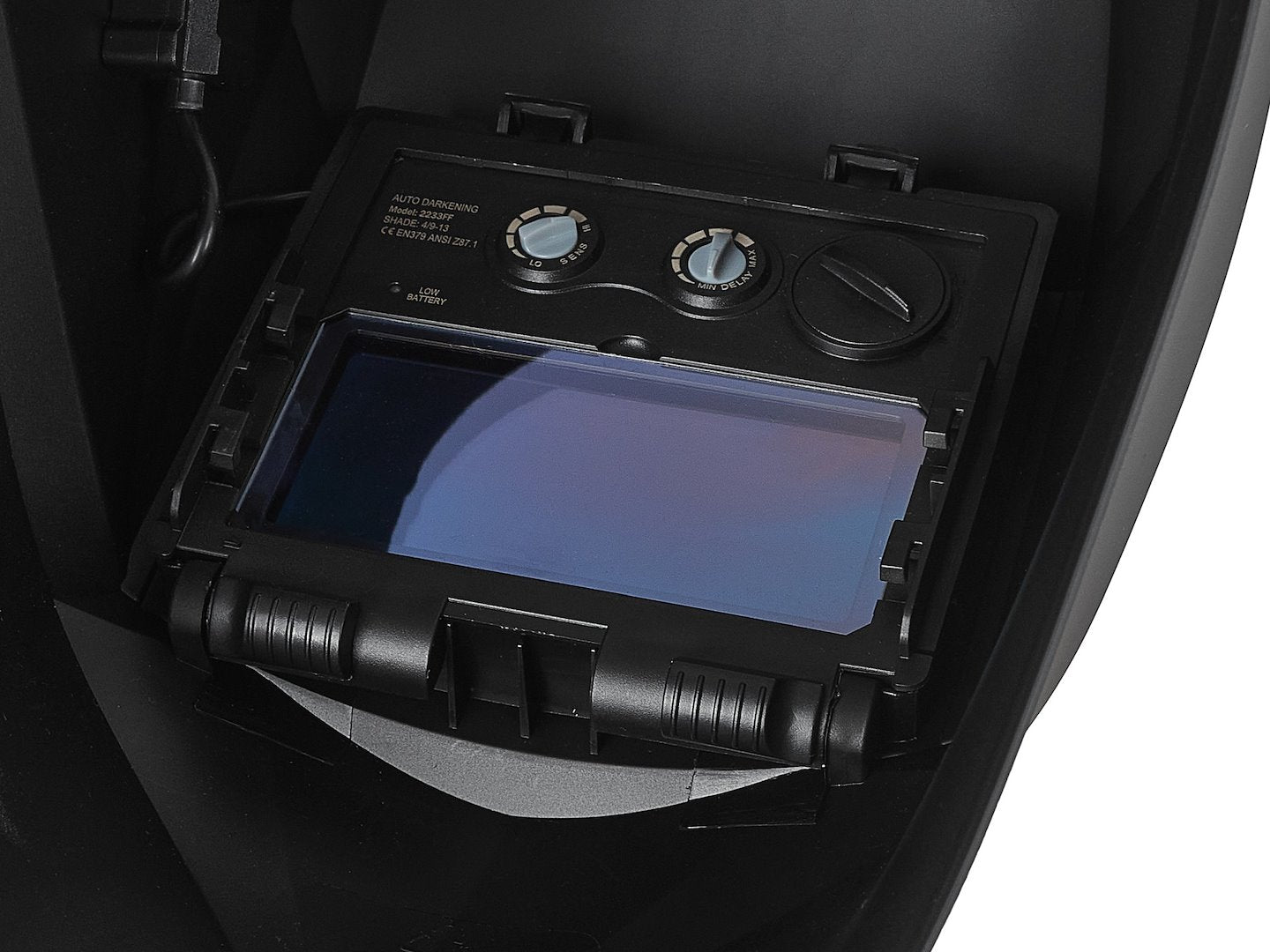 Masca de sudura cu autointunecare si lanterna, Geko G01881