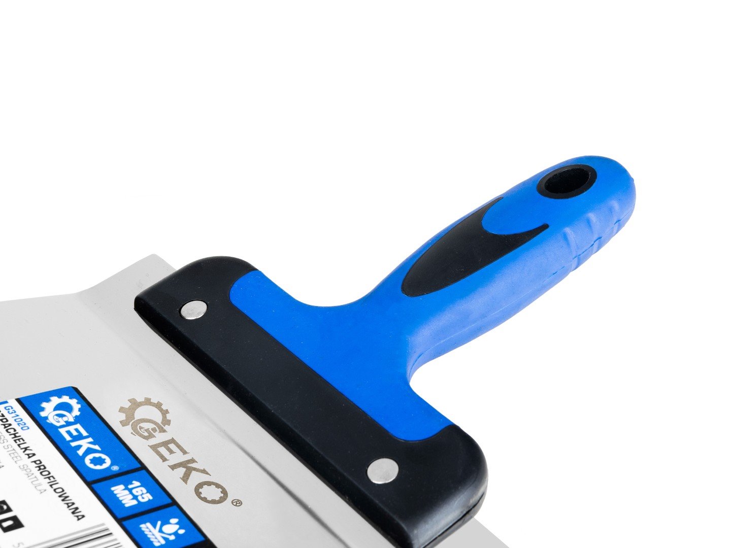 Spaclu profilat din inox, 165 mm, Geko G31020