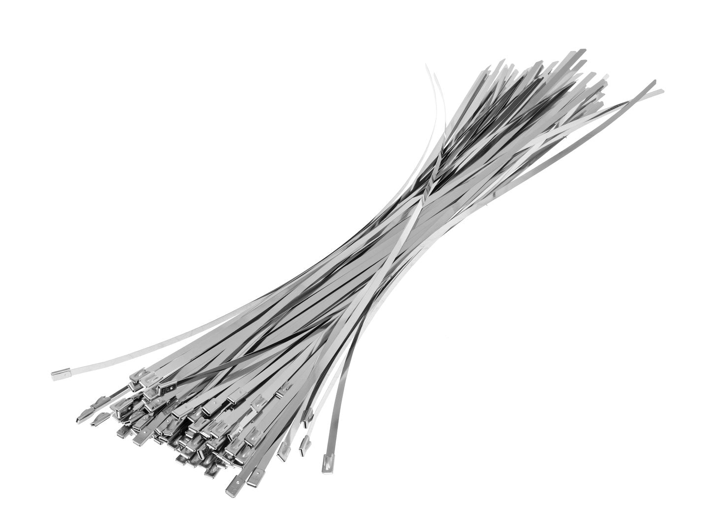 Set cleme din inox, 4,6x350mm, 100 bucati, Geko G17254