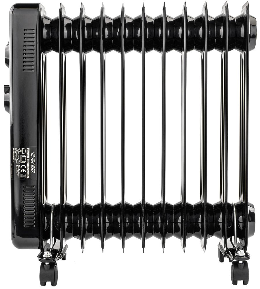 Radiator cu ulei PM-GOL-3000D, 2500 W, 11 elementi, termostat reglabil, Powermat PM1399