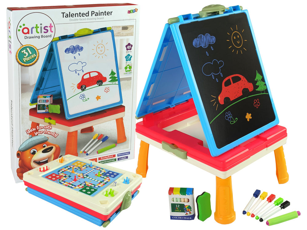 Tabla magnetica 3 in 1, 31 piese, Lean 9407