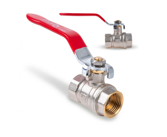 Robinet cu bila 1/2" WW DN15 cu garnitura de etansare, Geko G70226