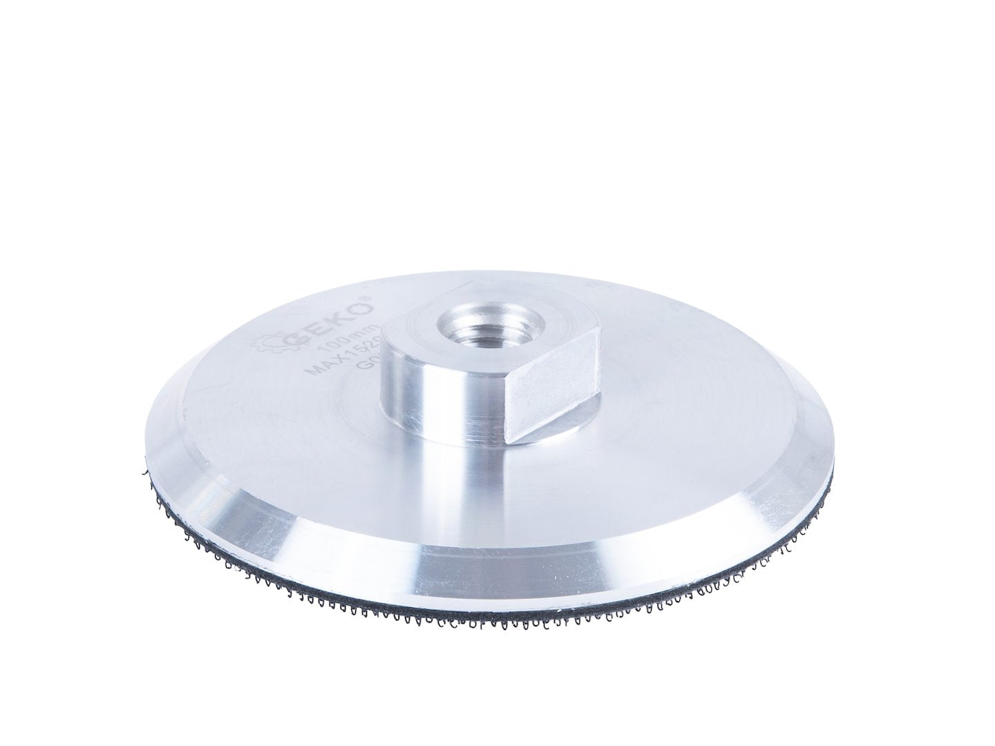 Disc pentru lustruit din aluminiu cu velcro, 100 mm, M14, Geko G00312