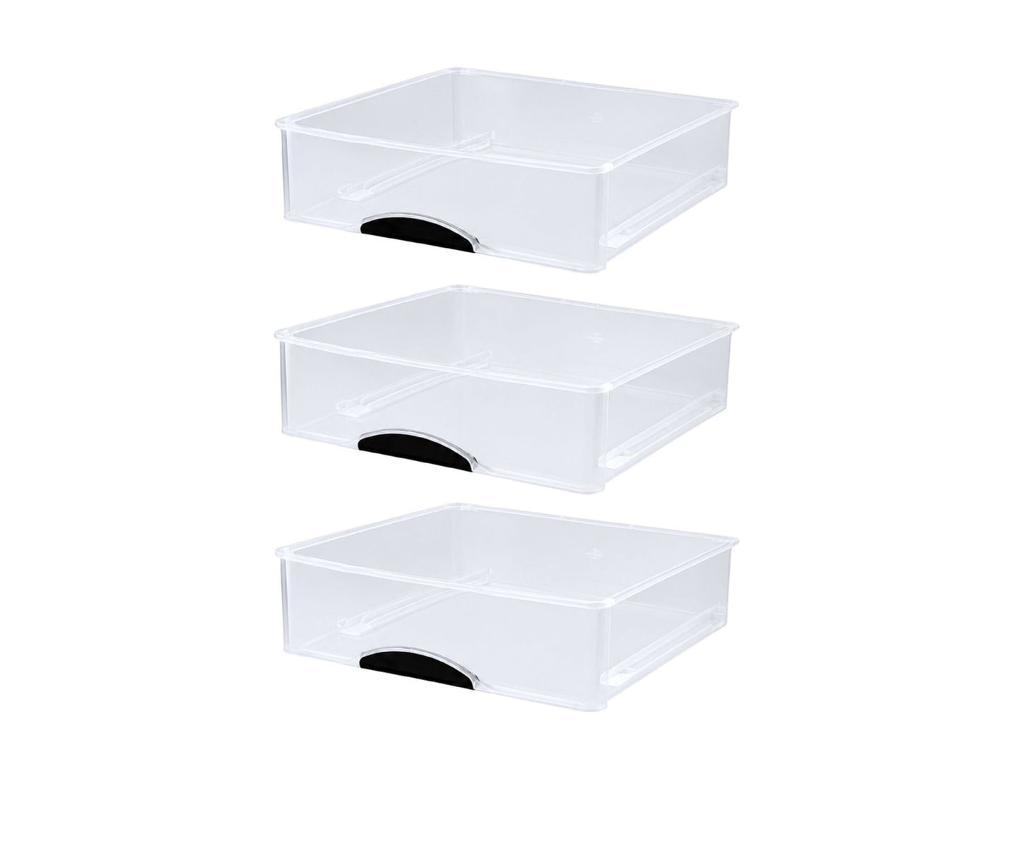 Organizator multifunctional cu 3 sertare, alb, Lean 30858