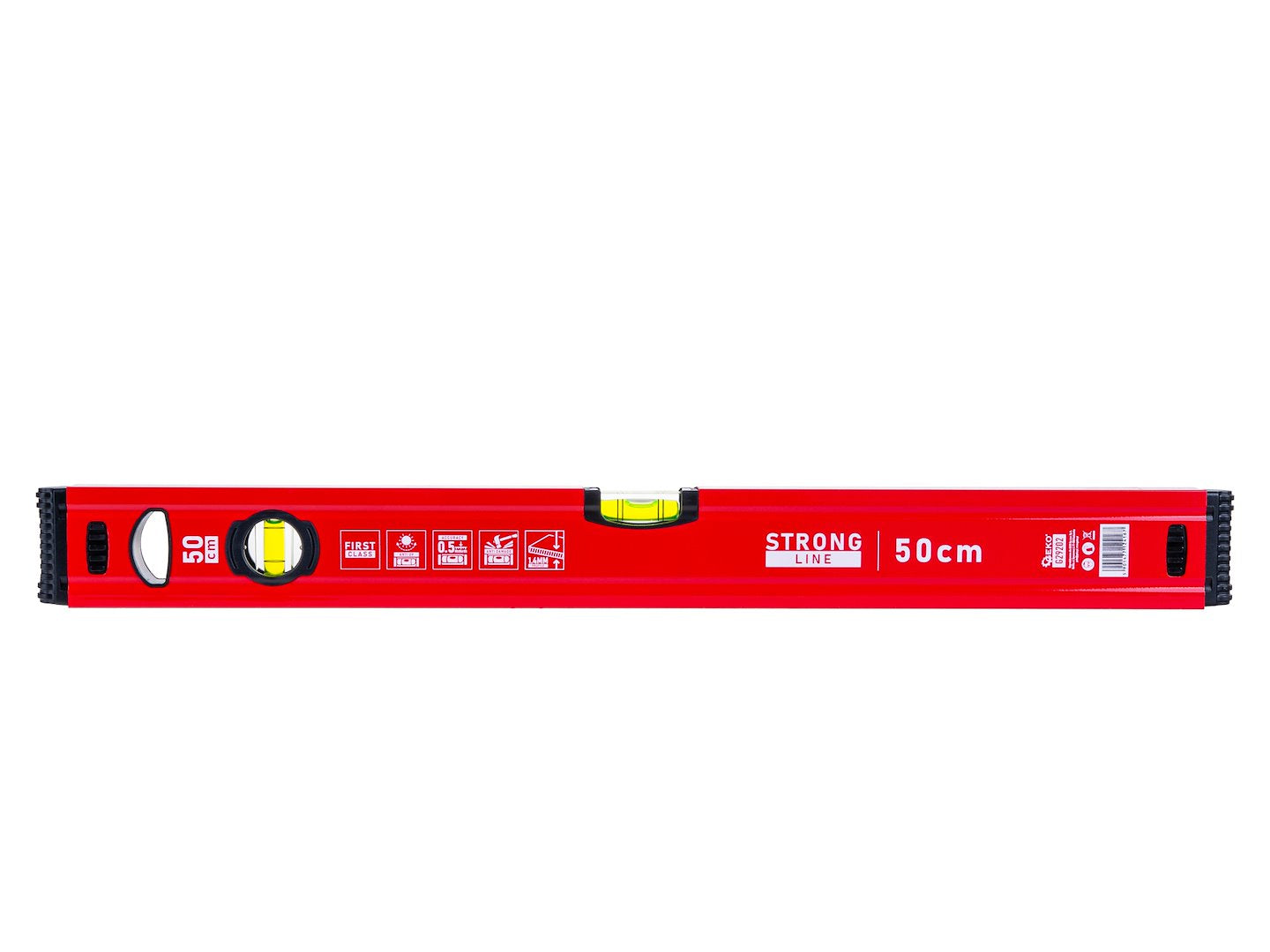 Nivela de aluminiu cu bula Strong Line, 500 mm, Geko G29202