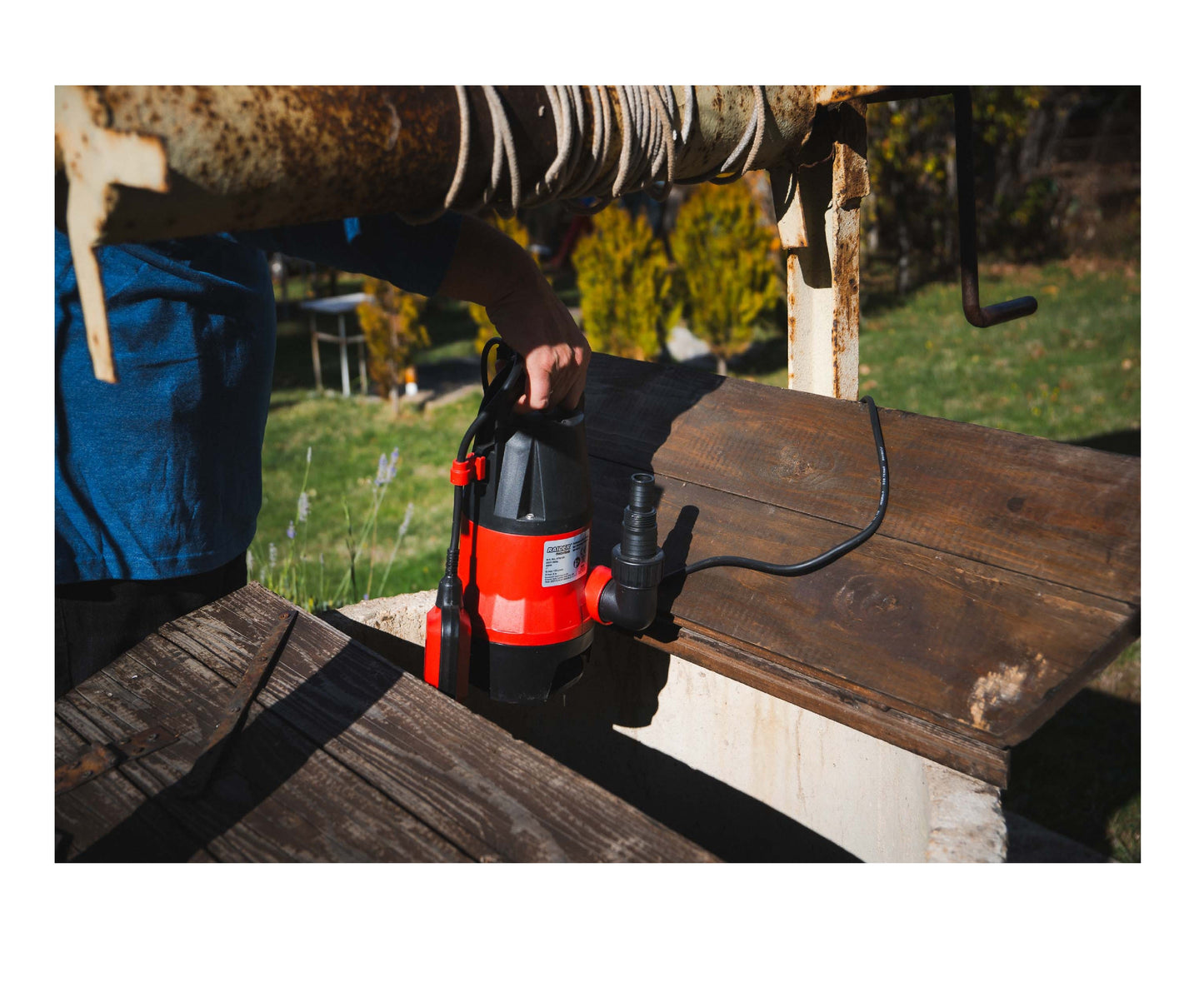 Pompa submersibila pentru apa murdara RD-WP47, 400W, 1"125 l / min, 35mm, Raider 070155