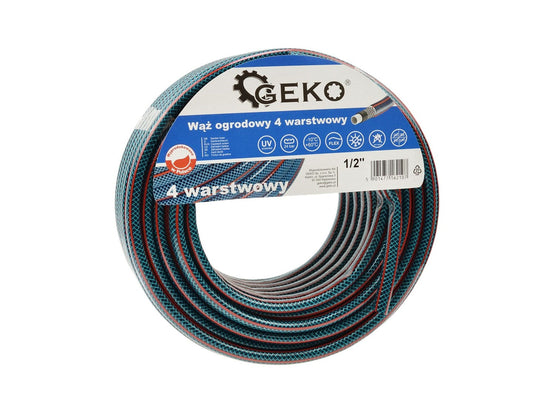 Furtun de gradina cu 4 straturi 1/2" 30m, GEKO G73783