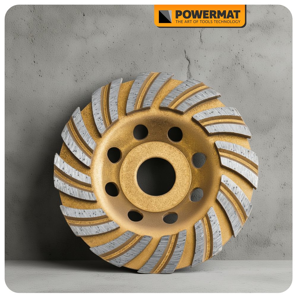 Disc diamantat pentru slefuit PM-DTG-1051T, 105 mm, Powermat PM1584