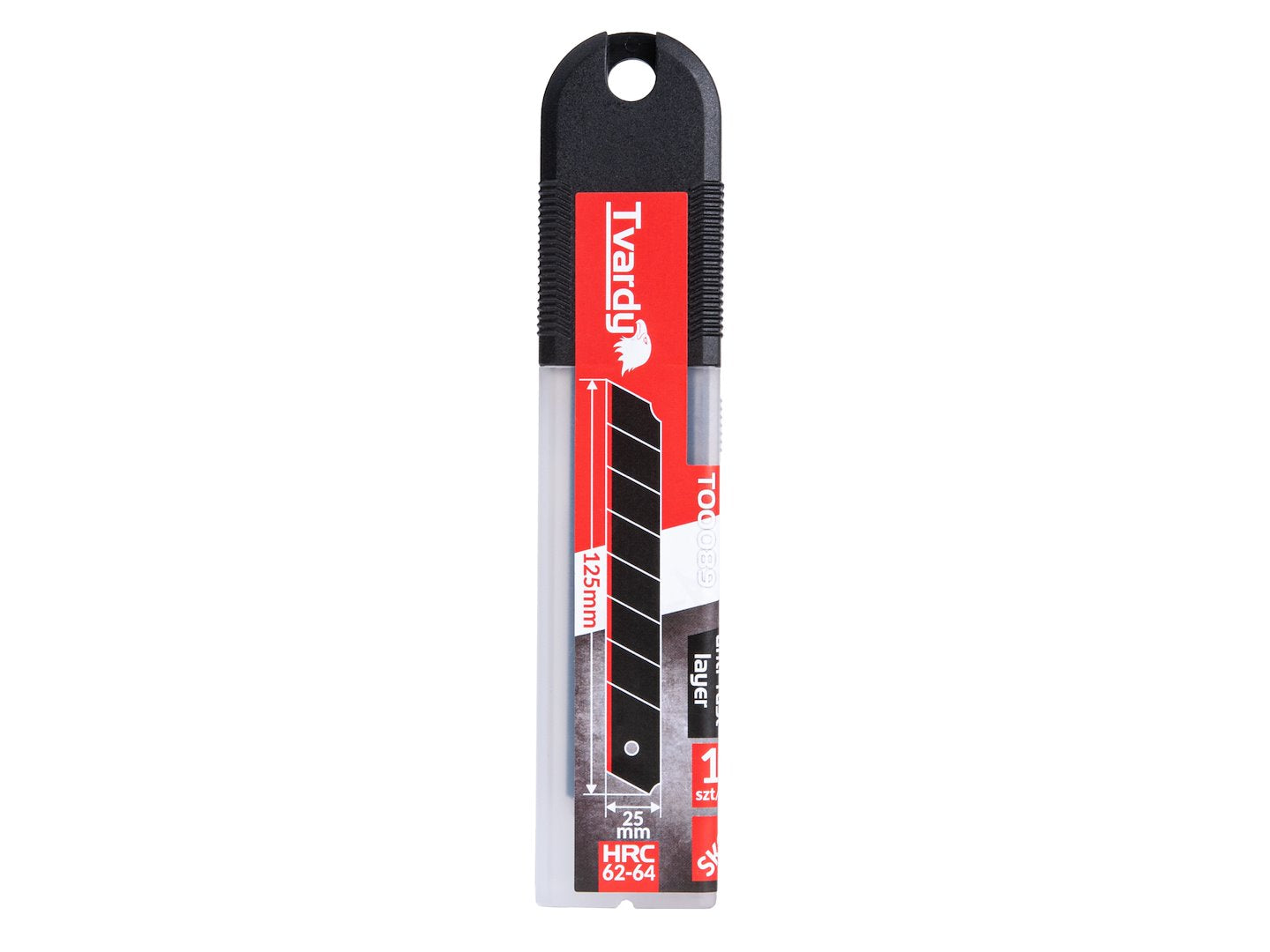 Set lame pentru cutter,  125x25x0,7mm SK2H, 10 elemente, Tvardy T00089