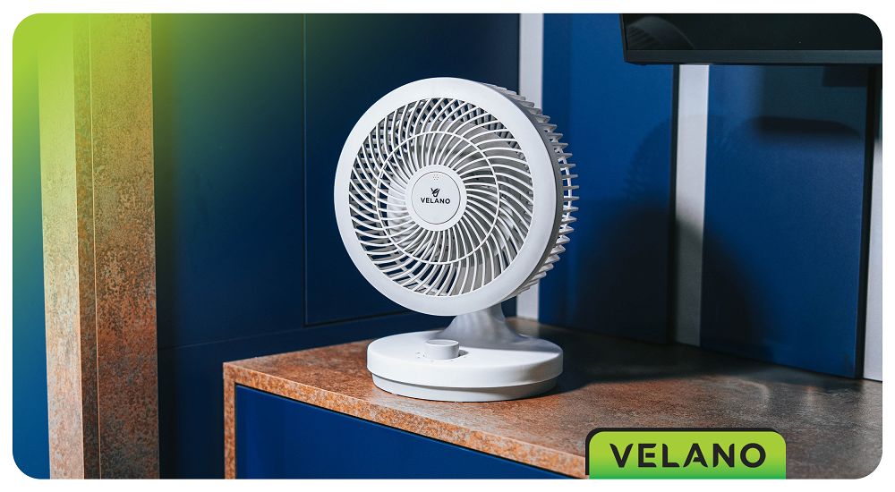 Ventilator de birou Velano, 50 W, Powermat VELWEBS0008