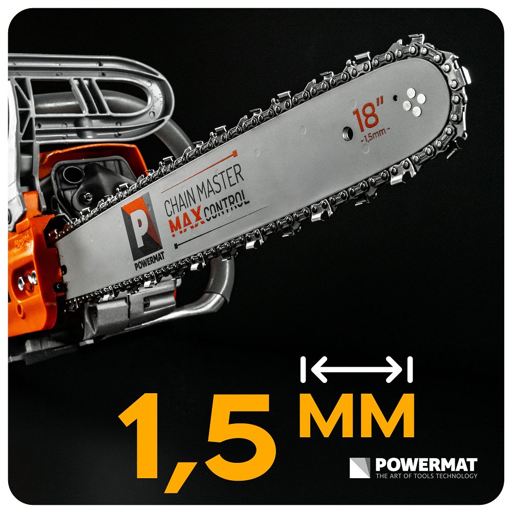 Lama ghidaj fierastrau cu 2 lanturi PM-PR-18.72.2M, Powermat PM1541