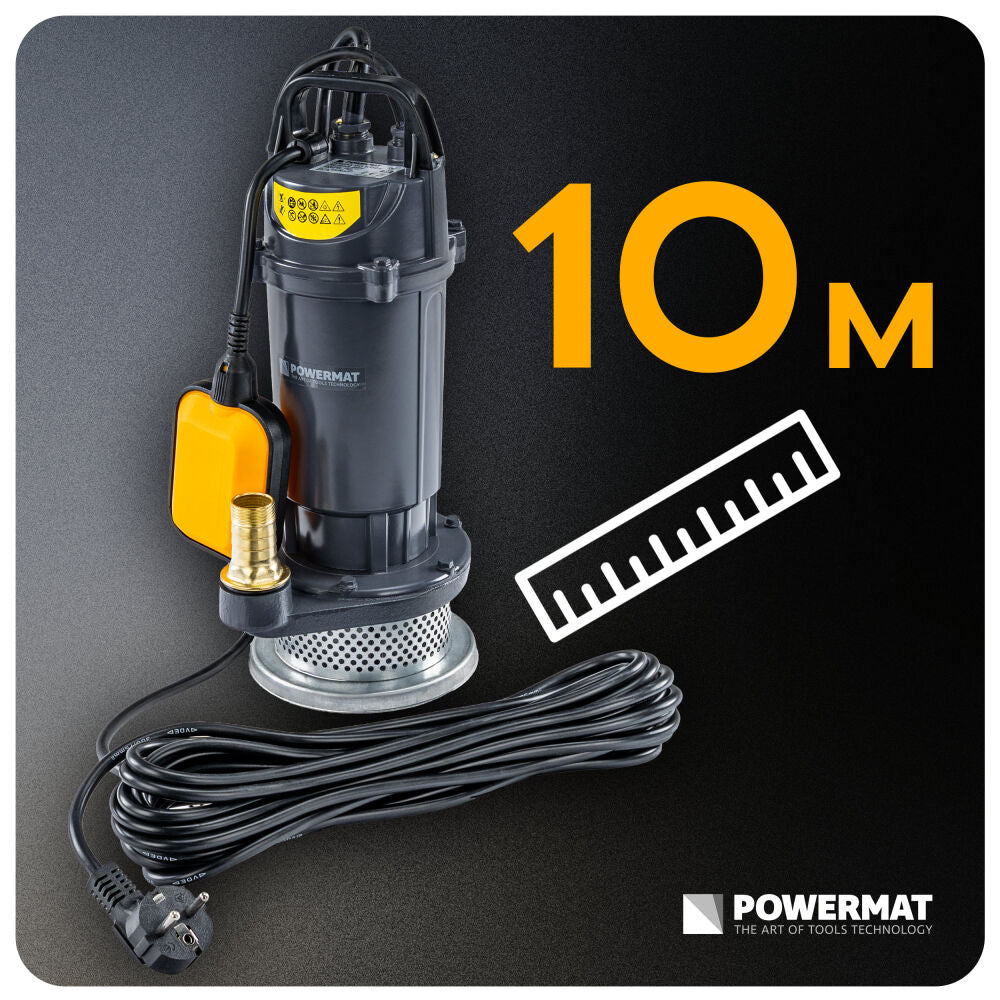 Pompa submersibila cu plutitor PM-PDWB-550TP, 550 W, 7500 l/h, Powermat PM1640