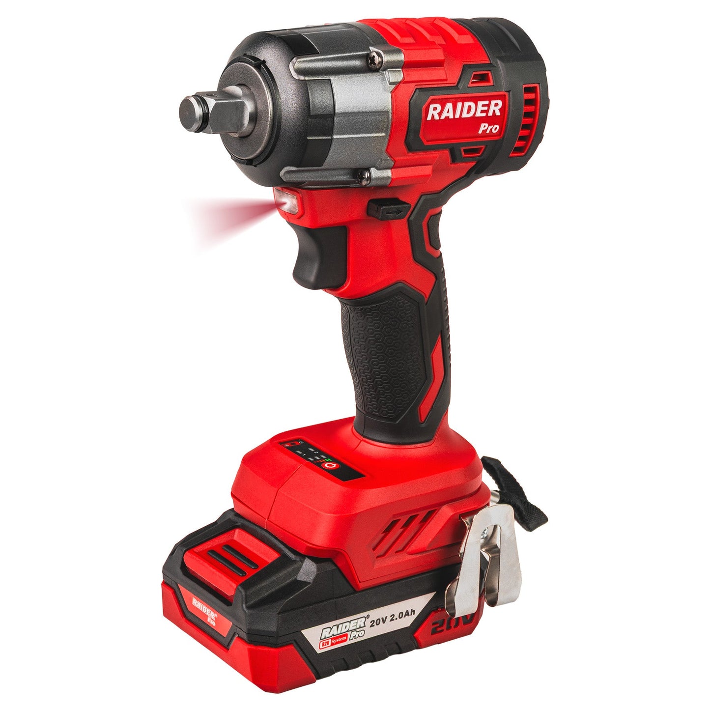 Set masina de insurubat cu impact si cheie de impact RDP-PCDIW20, 1 / 2", 320 Nm, 2 x 2 Ah, Raider 030253