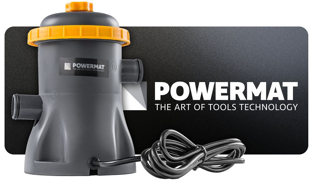 Pompa filtrare apa piscina PM-PFDB-16T, 16 W, Powermat PM1512