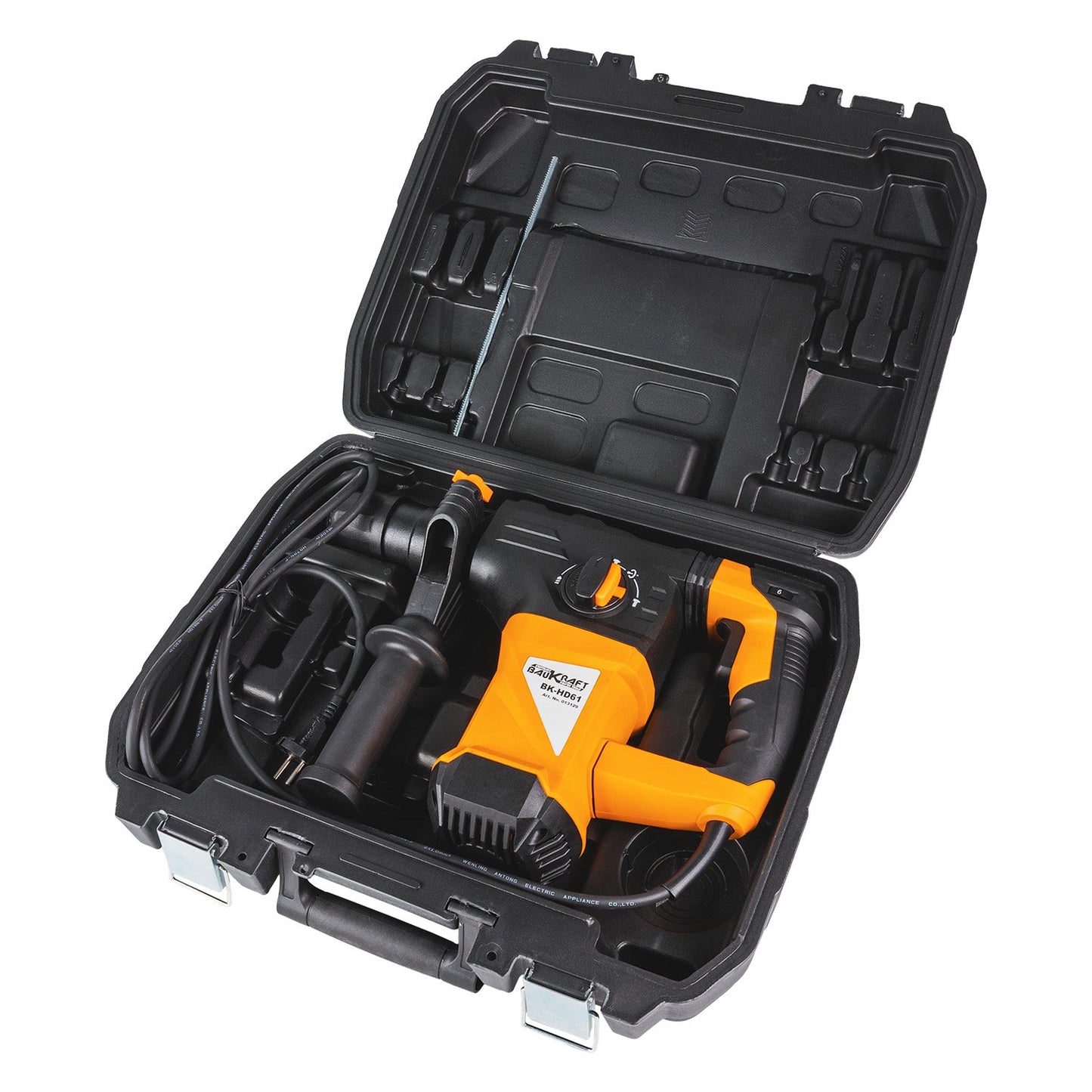 Ciocan rotopercutor BK-HD61, 1500 W, 32 mm, SDS-Plus 5J, Baukraft 013129