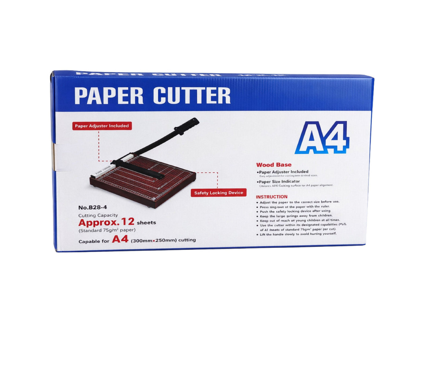 Ghilotina manuala pentru hartie A4, Lean 30704