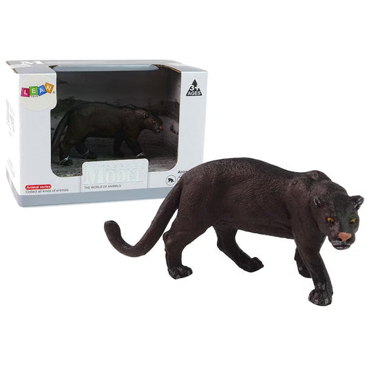 Figurina de colectie pantera, negru, Lean 12298A
